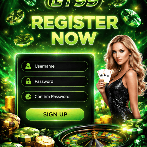GT99 account login for the casino platform offering a rich selection of games bonuses and live casino action